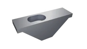 LINDNER Micromat 2000/2500 Plus (wersja 65x65) Płytka 90x35x25 centrująca (ustalająca) nóż stały