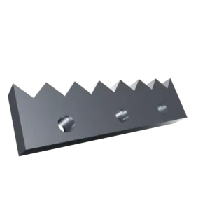 LINDNER Micromat SS 2500 (wersja 43×43) Nóż stały zgarniający środkowy z otworami 385x106x47 3xØ30