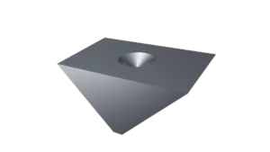 LINDNER Micromat 2200/2800 (wersja 43x43) Kostka ustalająca nóż stały zgarniający